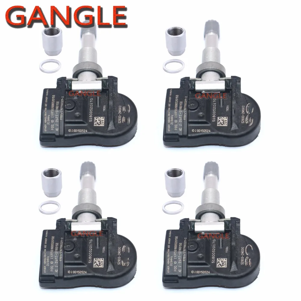 

FOR 2010-2014 FOR Hyundai ELANTRA SONATA ACCENT Kia OPTIMA TPMS SENSOR TIRE PRESSURE SENSOR 52933-2M000 315MHZ