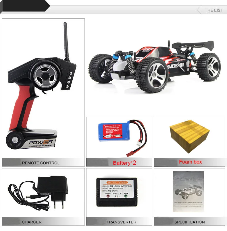 R 2b foam Wltoys A959 2,4G Радиоуправляемый автомобиль багги высокоскоростной внедорожный VS A979/L959/L202/K929/K959 GPTOYS S800 9115 RC игрушки - Цвет: R 2b foam