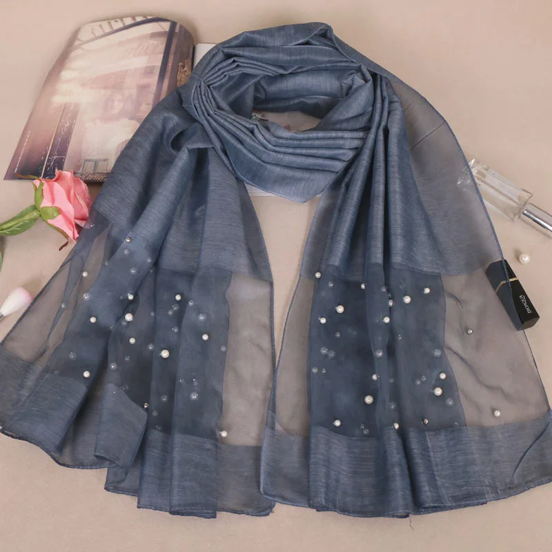 Однотонный кружевной шарф большого размера из хлопка | Тематическая одежда и