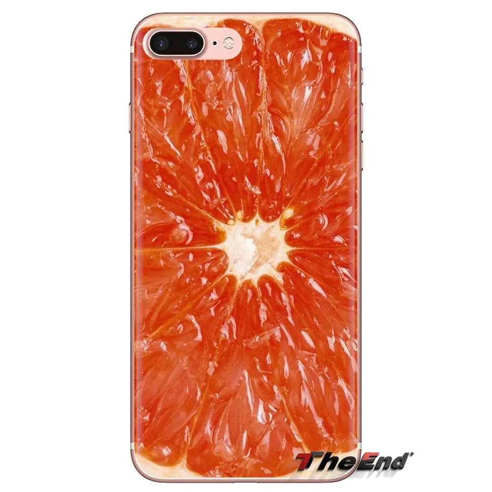 Food Wallpaper Grapefruit Silicone Phone Cover Bag For Huawei Nova 2 3 2i 3i Y6 Y7 Y9 Prime Pro GR3 GR5 2017 2018 2019 Y5II Y6II |