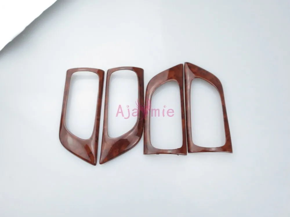 Door handle Bowls Интерьерная деревянная цветная отделка панели накладка 2003-2009 Автомобильный Стайлинг для Toyota Land Cruiser 120 Prado FJ120 аксессуары - Цвет: Door handle Bowls