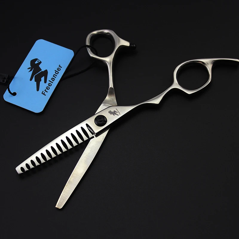 

6inch Japan 440C Stainless Steel Big Teeth LEFT HAND Shark Scissor High Quality Pet Grooming Clipper Shear Tool