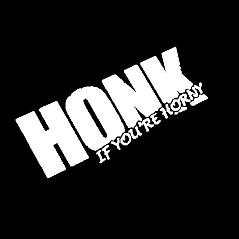 Забавные автомобильные наклейки Honk If Your Youre с надписью &quotHot&quot стикеры для