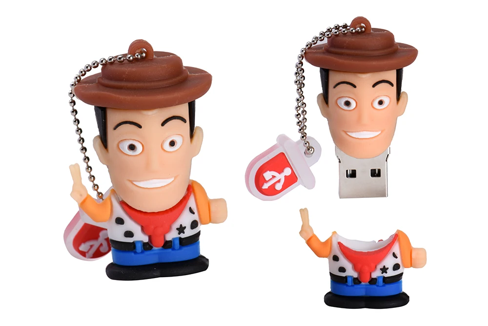 SHANDIAN USB флэш-накопитель История игрушек мультфильма Базз Лайтер Флешка 64 ГБ 32 ГБ 16 ГБ 8 ГБ 4 ГБ карта памяти Флешка мини-подарки