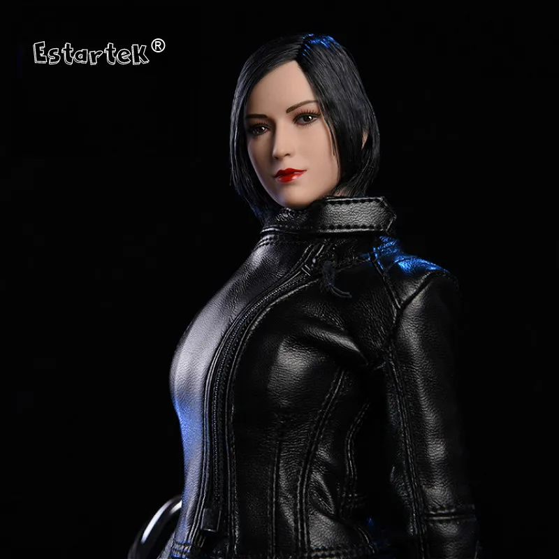 Estartek 1/6 ADA Wong Locomotive Girl Leather Set for 12inch Phicen Tbleague Verycool Jiaoudoll Action Figure DIY