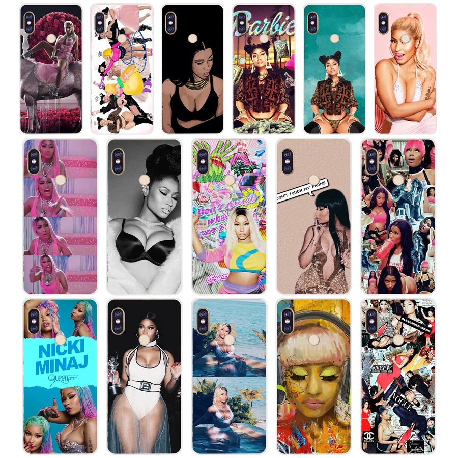 246H черный nicki minaj Мягкий Силиконовый ТПУ чехол для телефона xiaomi redmi 6 pro 5 plus note 4 4x mi