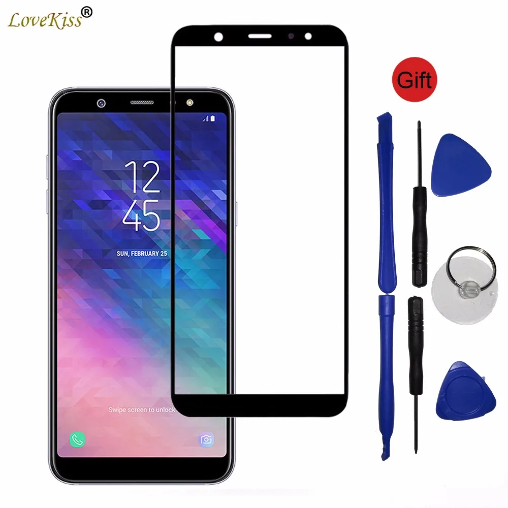 A6 Plus 2018 сенсорный экран для Samsung Galaxy + A600F A605F Сенсорное стекло ЖК дисплей передняя