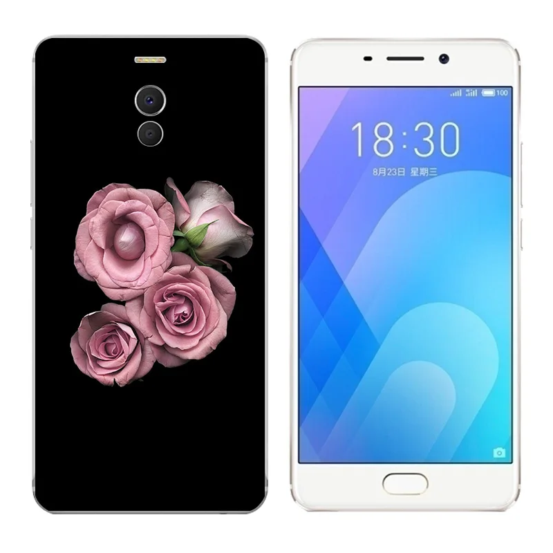 Чехол для телефона Meizu M6 Note силиконовый чехол с треугольным принтом Meilan сумки