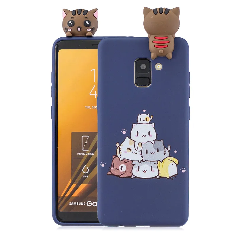 Модный Роскошный 3D милый мультяшный чехол для телефона Samsung J3 J5 J7 2016 A3 A5 A7 2018 A8 A6 plus