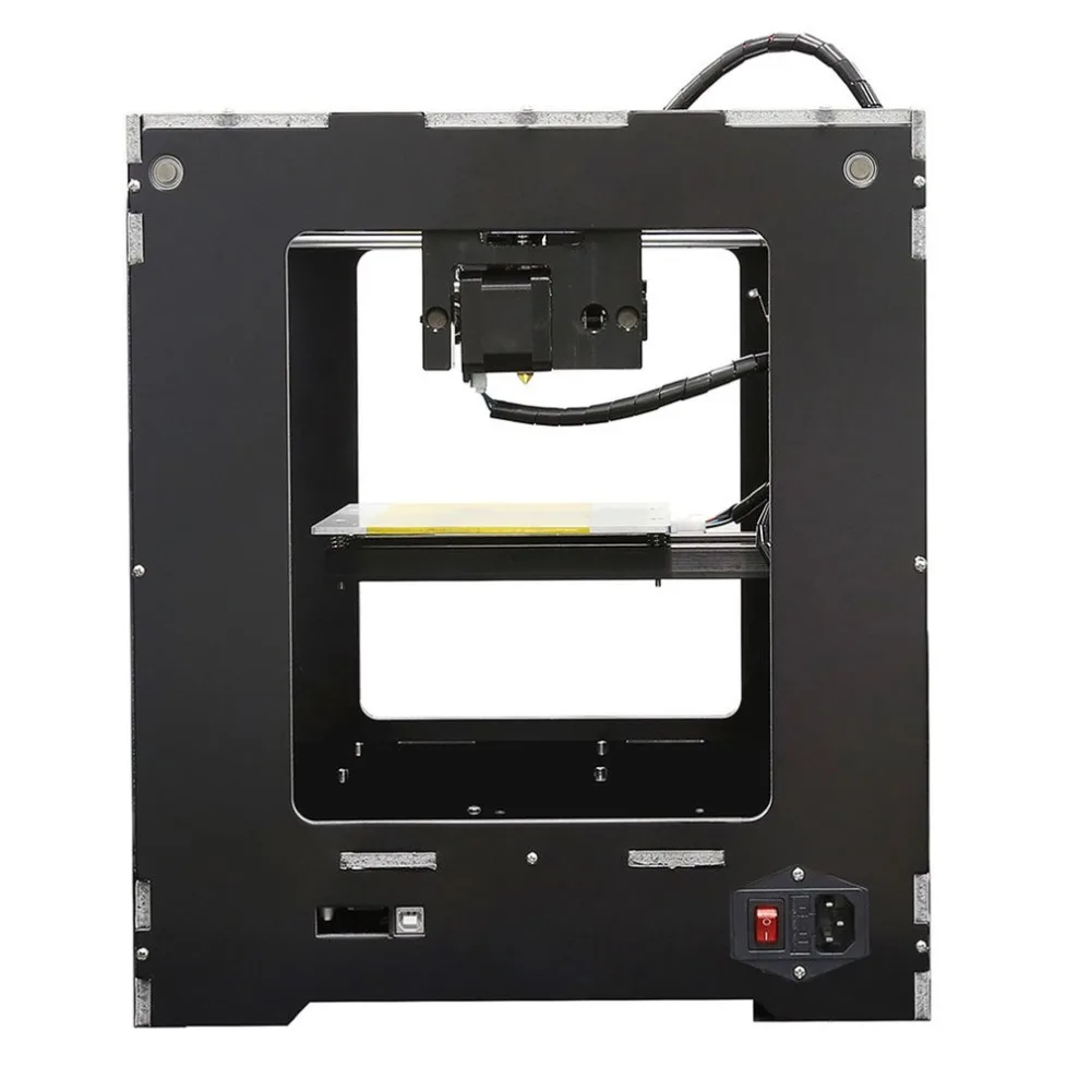 Anet A3-S lcd 3d Принтер Высокоточный алюминиевый горячий кровать Полный Собранный Настольный FDM печатная машина комплект с 10 м нитью