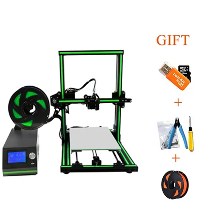 E10-1KG-Filament Прямая с фабрики Anet A8 A6 E10 E12 обновление Prusa I3 автоматическое выравнивание 3d принтер ЖК-экран DIY 3 D принтер с бесплатной нитью - Цвет: E10-1KG-Filament