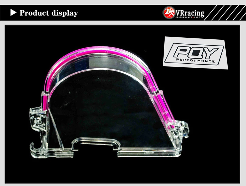 VR RACING-CLEAR CAM зубчатый ремень крышка турбо кулачковый шкив для HONDA CIVIC 96-00 D15 D16 VR6337