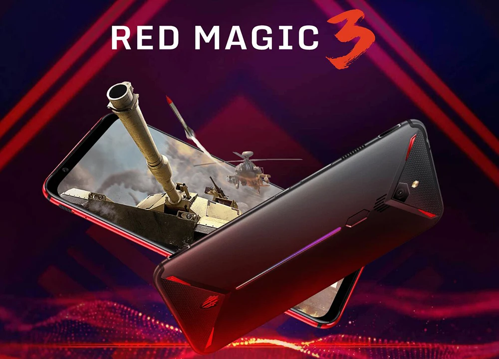 Мобильный телефон Nubia Red Magic 3 с глобальной версией, Snapdragon 855, 8 ГБ ОЗУ, 128 Гб/256 Гб ПЗУ, 5000 мАч, 6,65 дюйма, 48 МП, 16 МП, 4G, игровой смартфон