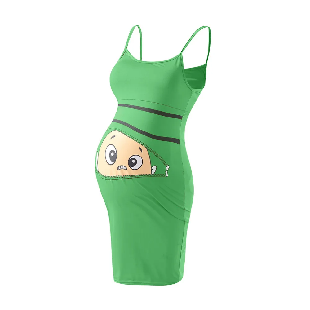 

New Plus Size Maternity Pregnat Comfortable Midi Pregnancy Dress Clothes Women Maternity Dress Fashion Solid Color Sleeveless