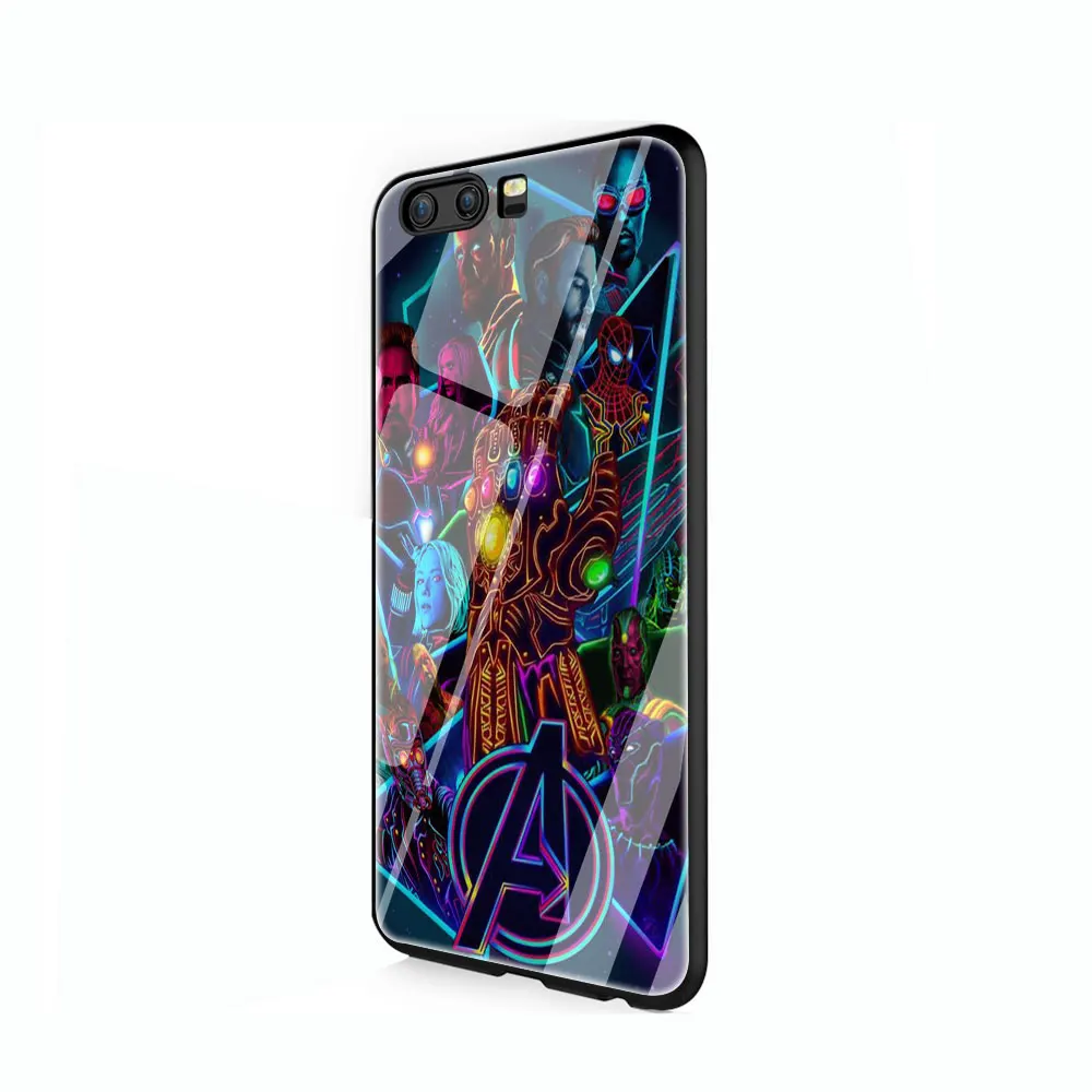 G7 Марвел Супергерои из “Мстителей” закаленное Стекло крышка чехол для huawei P10 P20 P30 Коврики 20 Honor 9 10 Lite рro 7A 8X P Smart - Цвет: G7