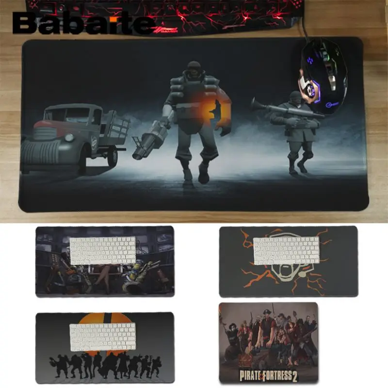 Babaite нескользящий PC Team Fortress 2 красивый коврик для мышки в стиле аниме уникальный