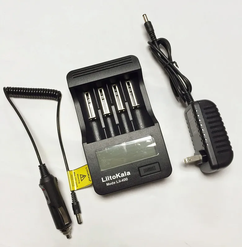 

Liitokala lii-400 LED 18650/26650/14500 Battery Charger,Detection of battery capacity/internal resistance/voltage