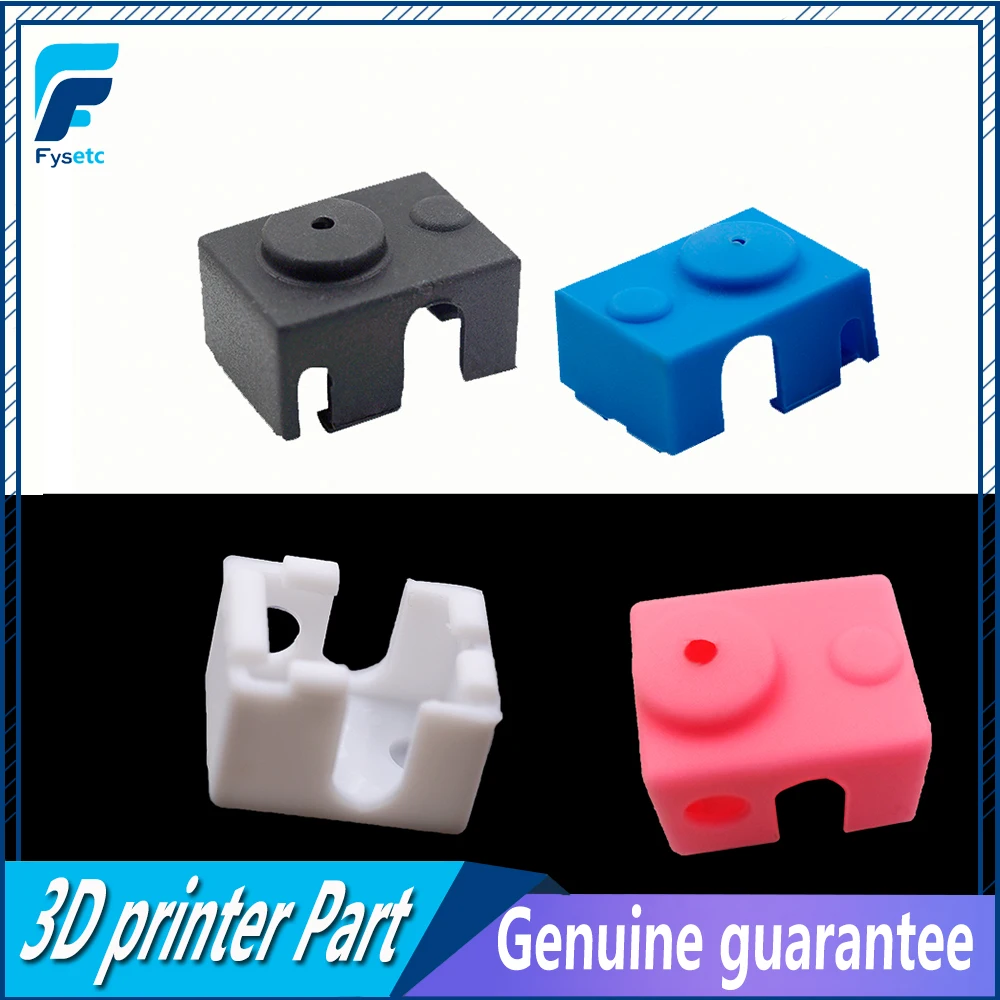 50 шт. силиконовые чехлы для 3D принтера V6 PT100 1 75/3 0 мм|heating block|3d printer v6v6 e3d |