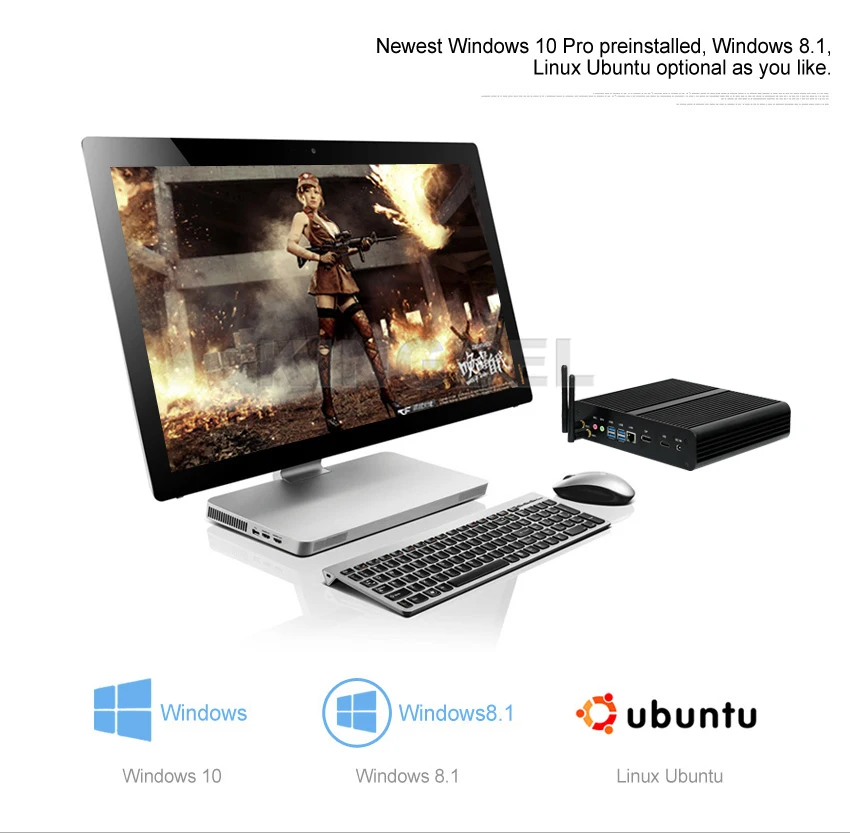 6Gen Skylake Мини ПК Core i7 6600U 6500U Макс 3,1 ГГц 16 Гб ОЗУ 256 ГБ SSD+ 1 ТБ HDD микро компьютер HTPC Windows 10 Linux