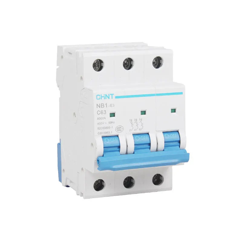 CHINT MCB NB1 63 3P C20A 10A 25A 32A 63A 40A 2A миниатюрный мини выключатель низкого напряжения