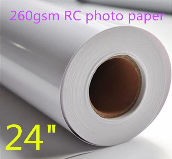 

24"*25m 260Gsm Suede surface Microporous Premium RC Photo Paper Resin Coated