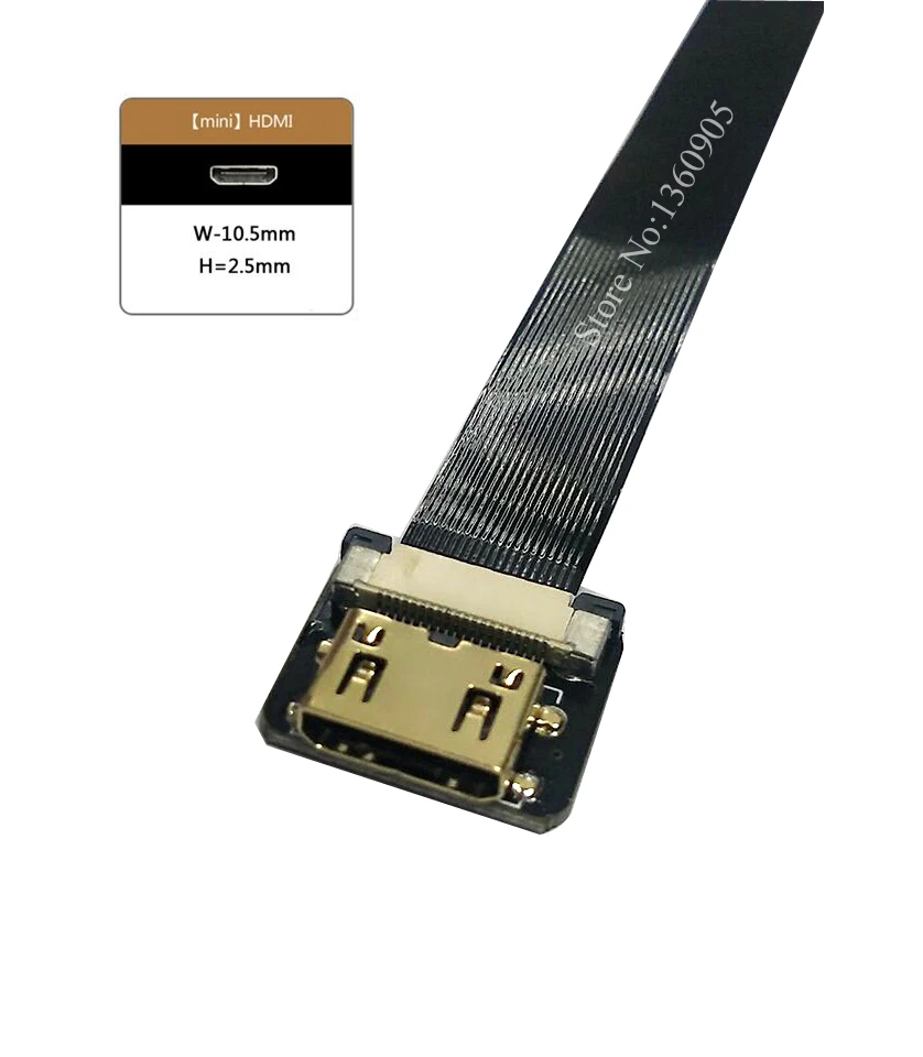 5/10/15/20/30 см ультра тонкий HDMI кабель прямой мини женский для мужчин Мини плоский FPV