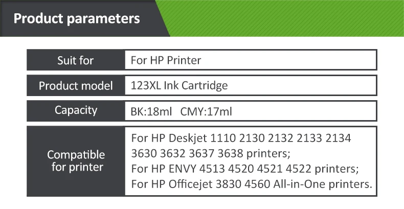 Plavetink 2130 замена чернил для hp 123 123XL черный картридж Замена для hp Deskjet 1110 4513 4560 3830 принтер IP123