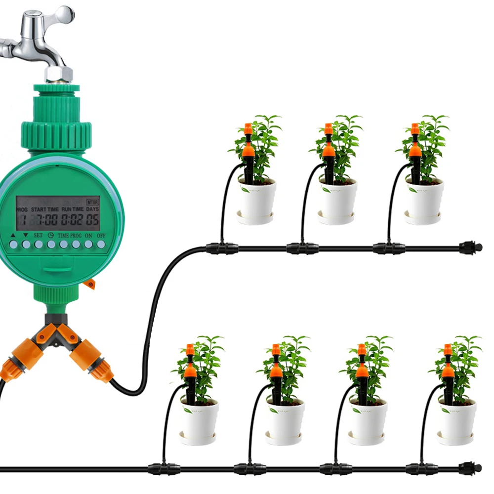Умный автоматический контроллер полива ЖК дисплей таймер для шланга