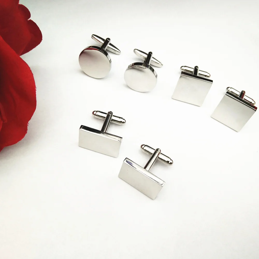 Мужские персонализированные подарки серебряные или золотые запонки на заказ
