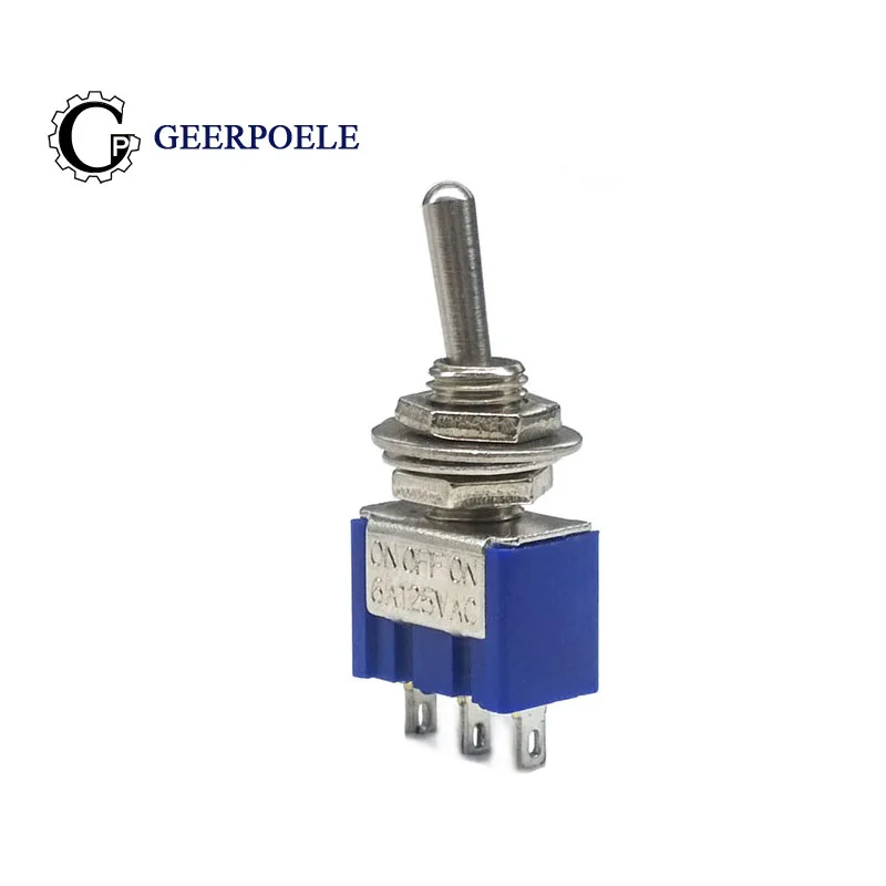5 шт. ВЫКЛ. фотовспышка 3 контакта SPDT AC 6A/125V 3A/250V медные ножки MTS103|Выключатели| |