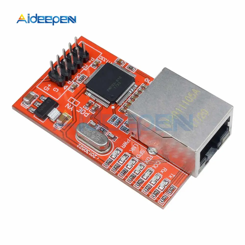 Мини W5100 LAN Ethernet щит сетевой платы модуля для Arduino R3 3.3V совместим с UNO Mega 2560.