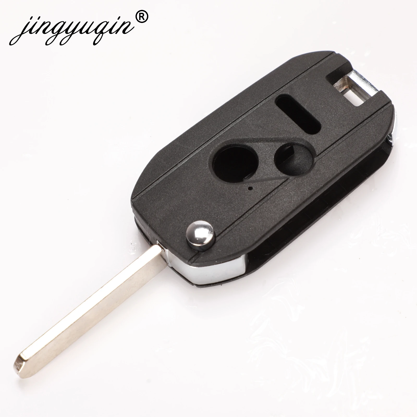 jingyuqin 2/3/4 Buttonws Remote Modified Flip Folding Key Shell Case For Honda CRV Fit Accord Civic Fob Cover | Автомобили и
