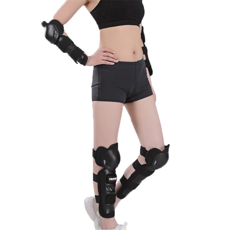 

Elbow&Knee Pads Protector Motorcycle Downhill Racing Equipment Motocross Cycling Protection MTB Guard Bike Elbow Knee Protection