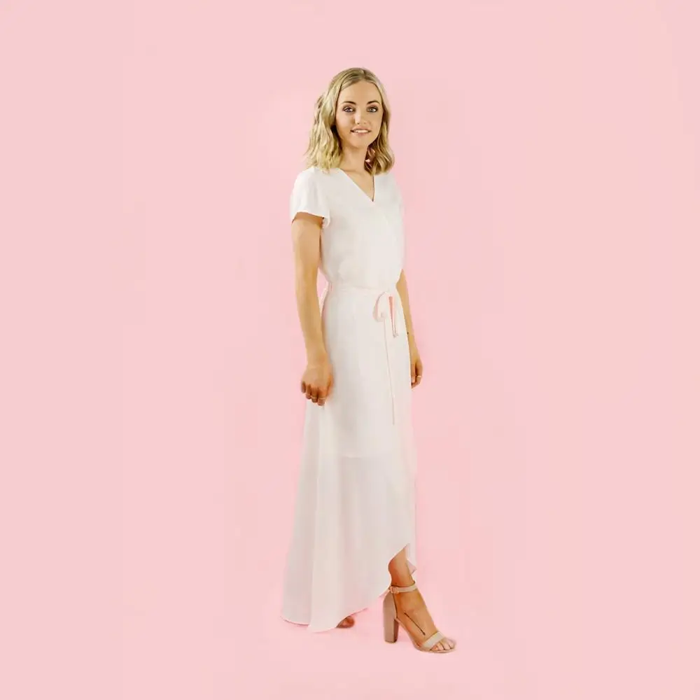 Mother Daugther Dresses Summer Mom And Me Prue Color Dress Family Look Matching Outfits Clothes Cute Lovely Mum Sister Baby Girl