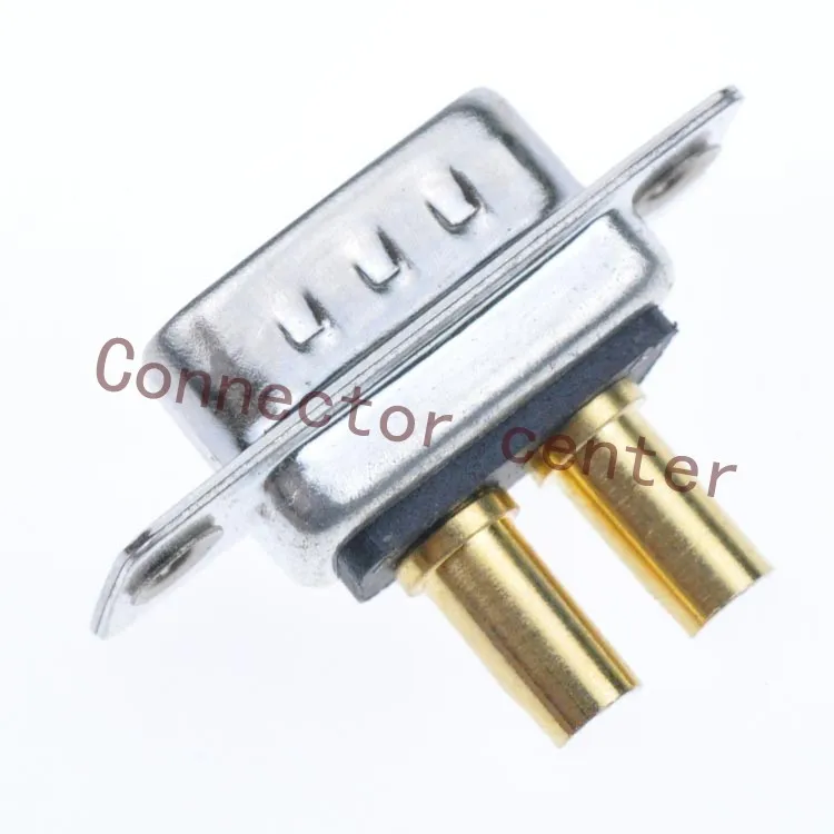 Высокомощный разъем DSUB DB 2V2 штекер обработанный штифтом полностью золотистого