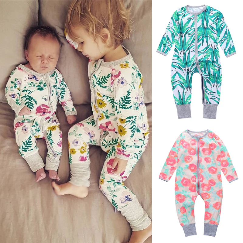 2020 Одежда для маленьких девочек Осенний Детский комбинезон Весенняя одежда