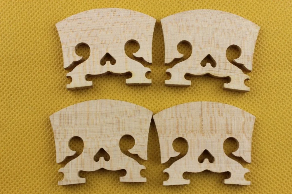 

5 pcs high quality baroque style violin bridges maple wood 4/4 size