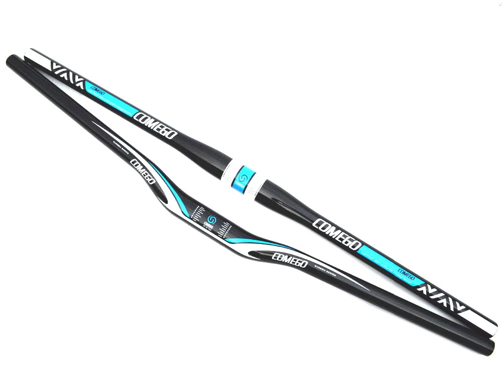 

Comego Full Carbon MTB Riser Handlebar Bicycle Parts Bike Handlebar Bike Flat Bars 31.8*600-720mm 3k finish 2-years warranty