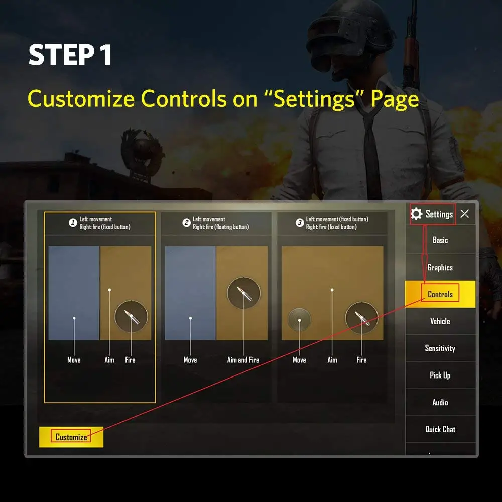3 типа для PUBG игровой курок, игровой телефон PUBG, мобильный контроллер, геймпад, инструменты для Android IOS e25