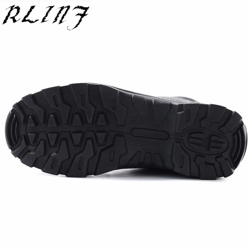 RLINF с высоким берцем мужские сварщик обувь языком-доказательство Smash-proof