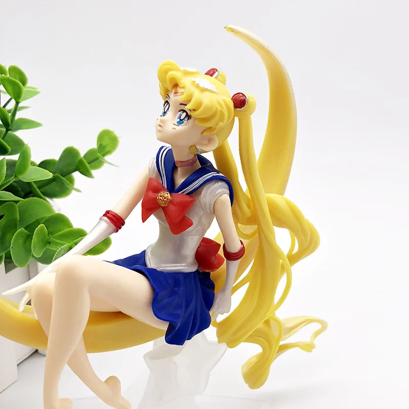 15 см аниме супер матрос раньше Tsukino Usagi ПВХ экшн-фигурка крылья торт украшение