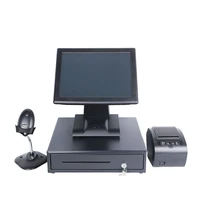 touch screen pos system all in one cash register touch computer with printer scanner cash drawer suitable for all kinds terminal