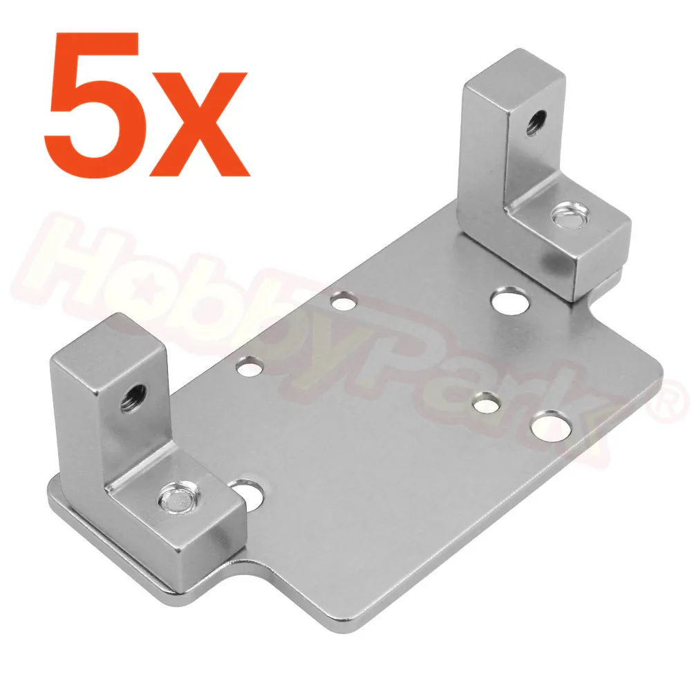 

5Pcs For HSP Pangolin 94180 Aluminum Alloy Servo Plate W/Servo Mount 180010 (18010) 1/10 Rock Crawler Truck