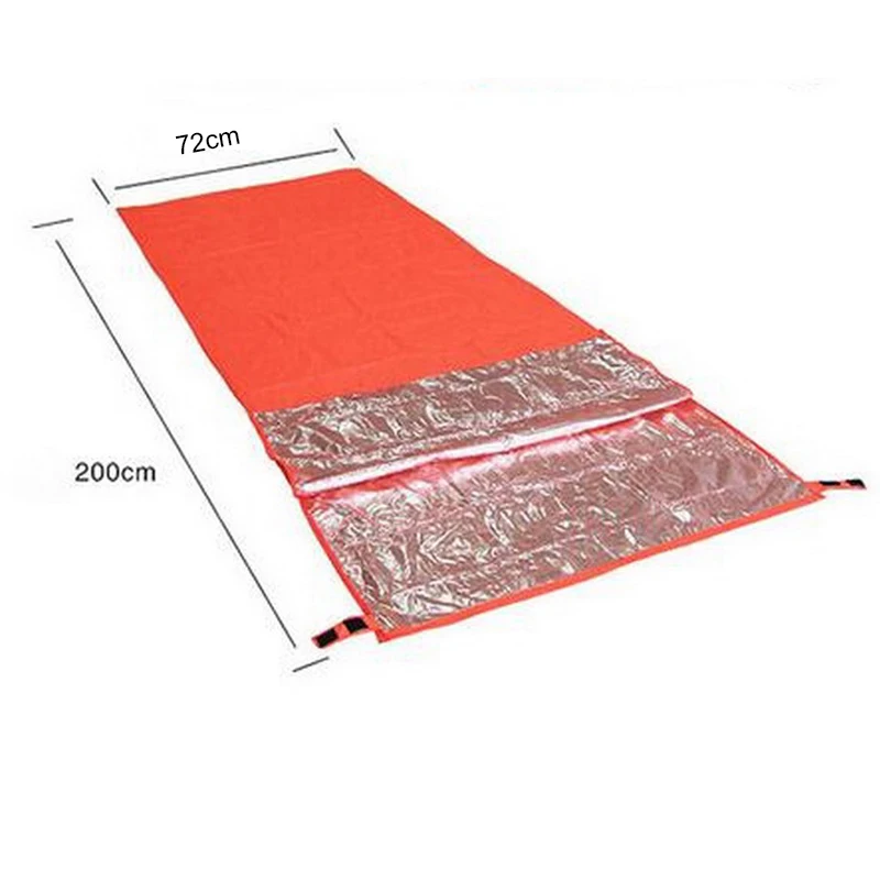 Сверхлегкий портативный аварийный спальный мешок для выживания походные