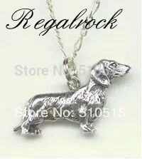 Regalrock Симпатичные такса ожерелье колбасы собака кулон со щенком модные браслеты