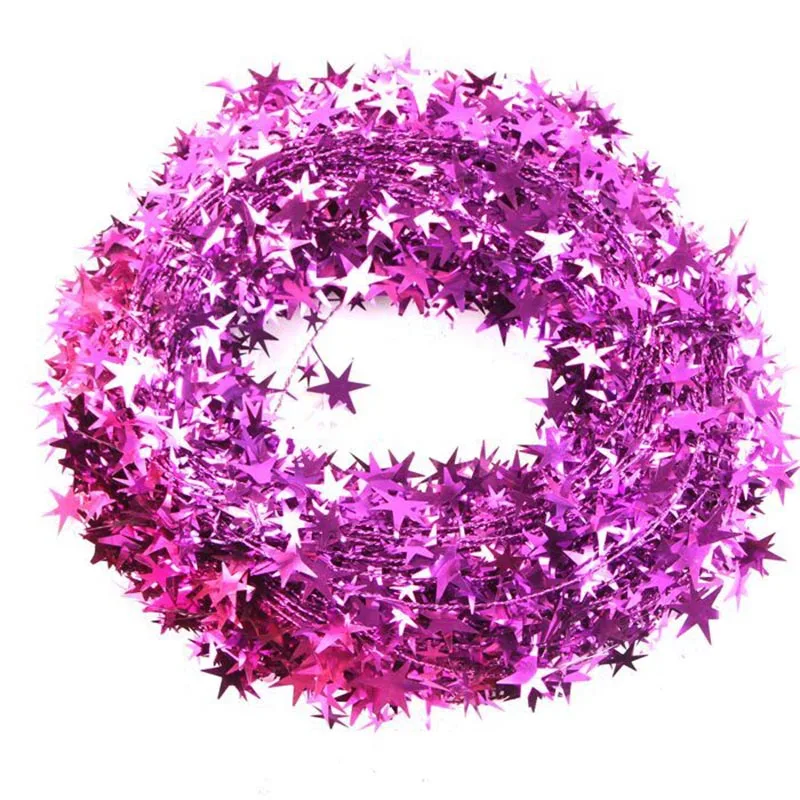 Рождественская елка 7 5 м подвесное украшение звезда Сосновая гирлянда