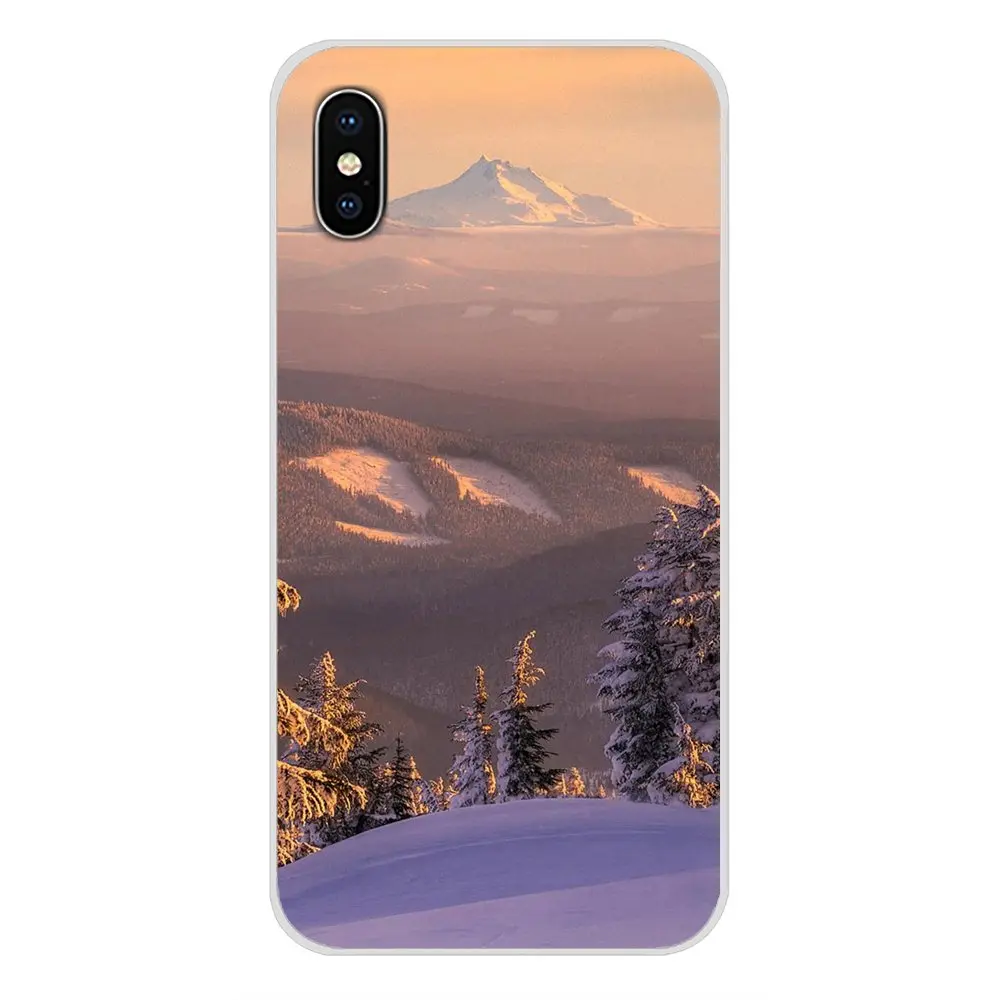 Для Motorola Moto X4 E4 E5 G5 G5S G6 Z Z2 Z3 G G2 G3 C Play Plus Mountain Forest Clouds классические аксессуары чехлы