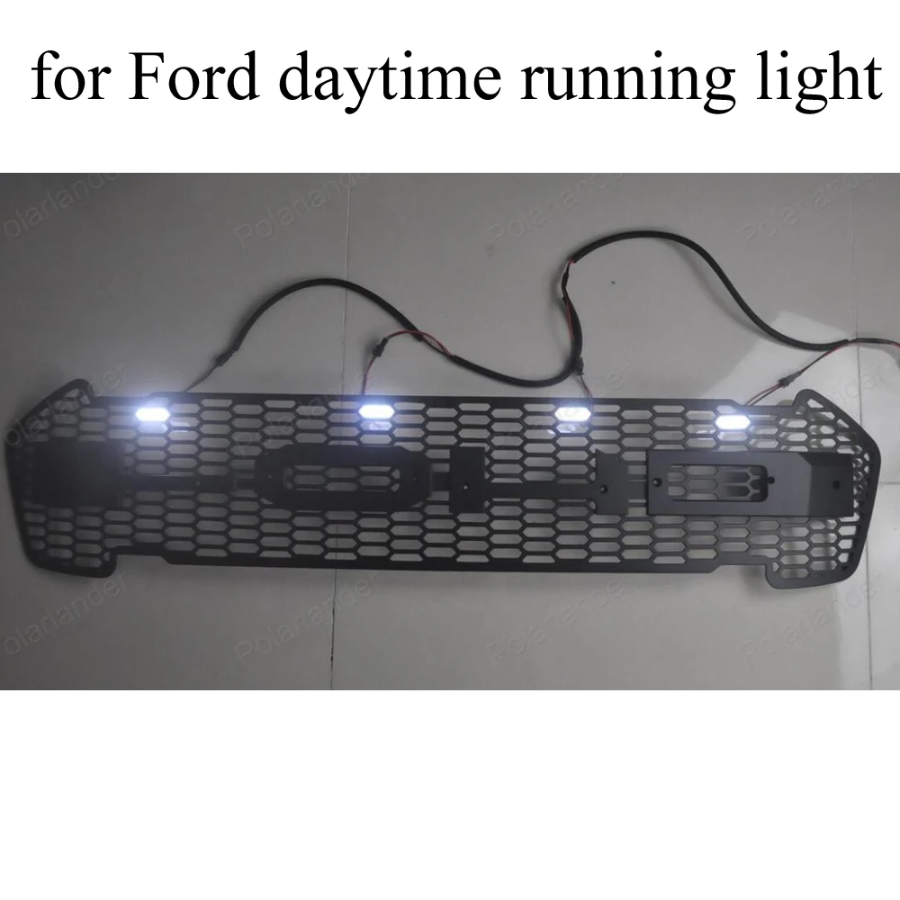 Высокое качество RANGER передний протор черный освещенный гриль со светодиодным