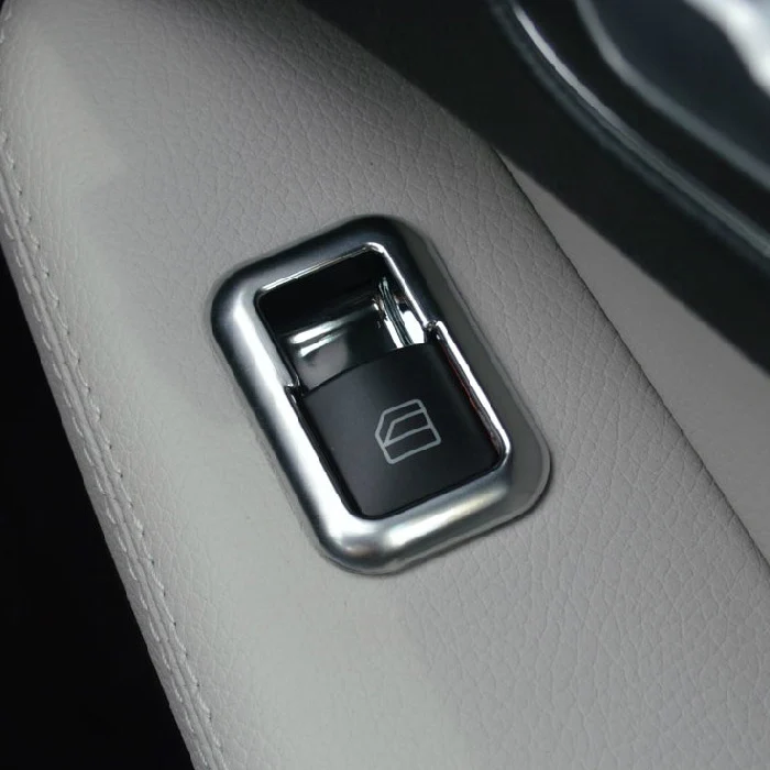 CITALL Car Interior Chrome Door Window Switch Panel Cover Trim For Mercedes Benz A B C E CLS Class W176 W246 W218 W166 W204 W212 |