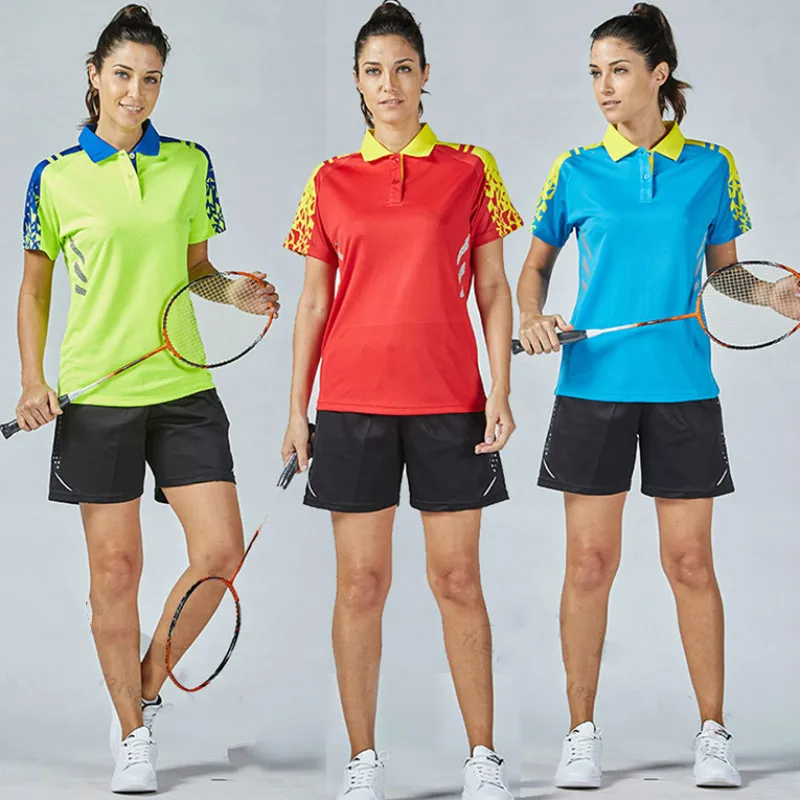 Спортивная одежда для бадминтона быстросохнущая дышащая пар женщин и мужчин